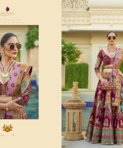 Rajwadi Silk Lehenga Choli REWAA's Hastkatha Collection-R15