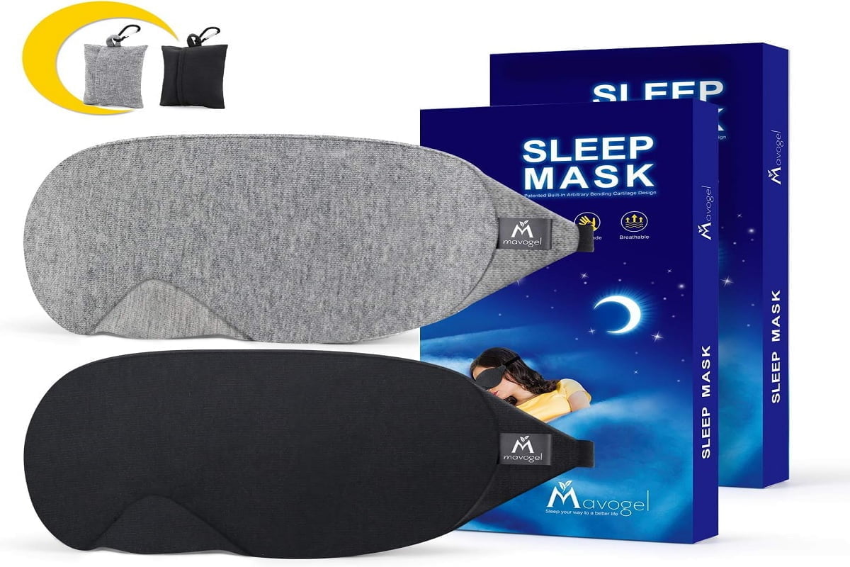 Experience Restful Sleep Anywhere with the Mavogel Cotton Sleep Mask