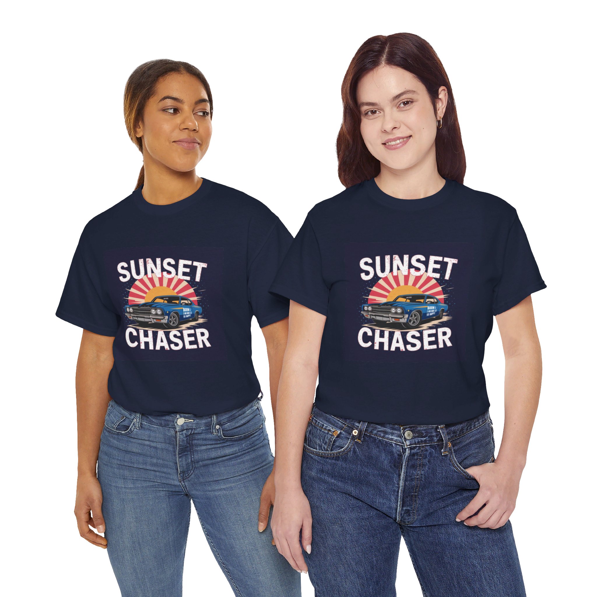 Unisex Heavy Cotton Tee Navy - Image 25