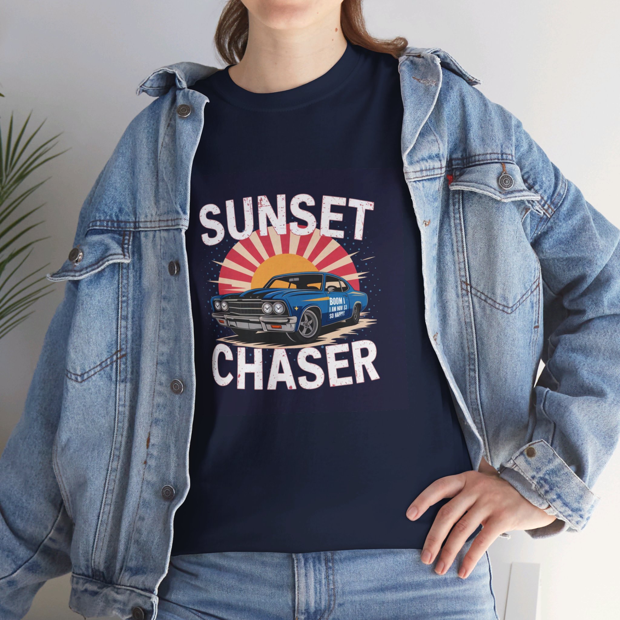 Unisex Heavy Cotton Tee Navy - Image 23