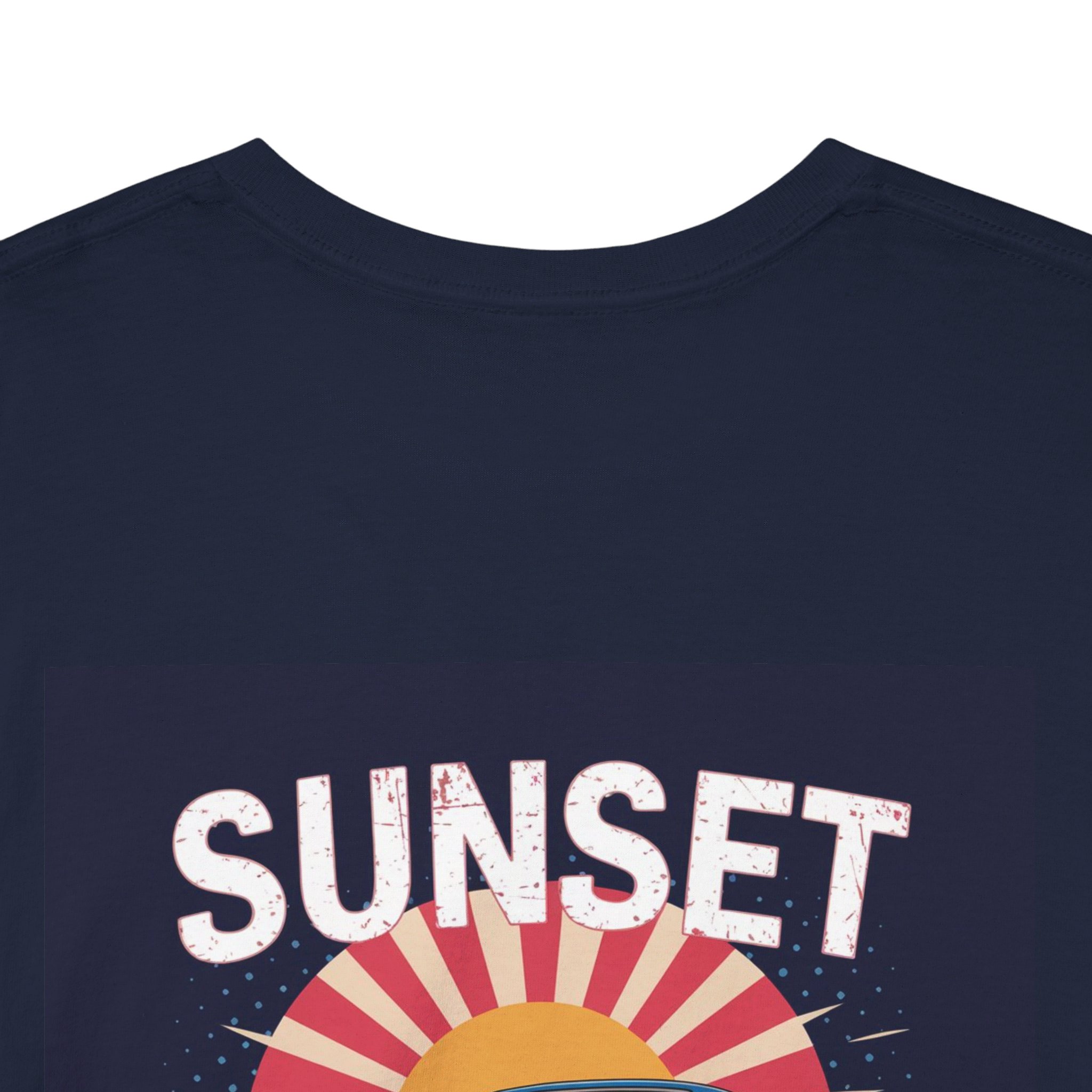 Unisex Heavy Cotton Tee Navy - Image 10