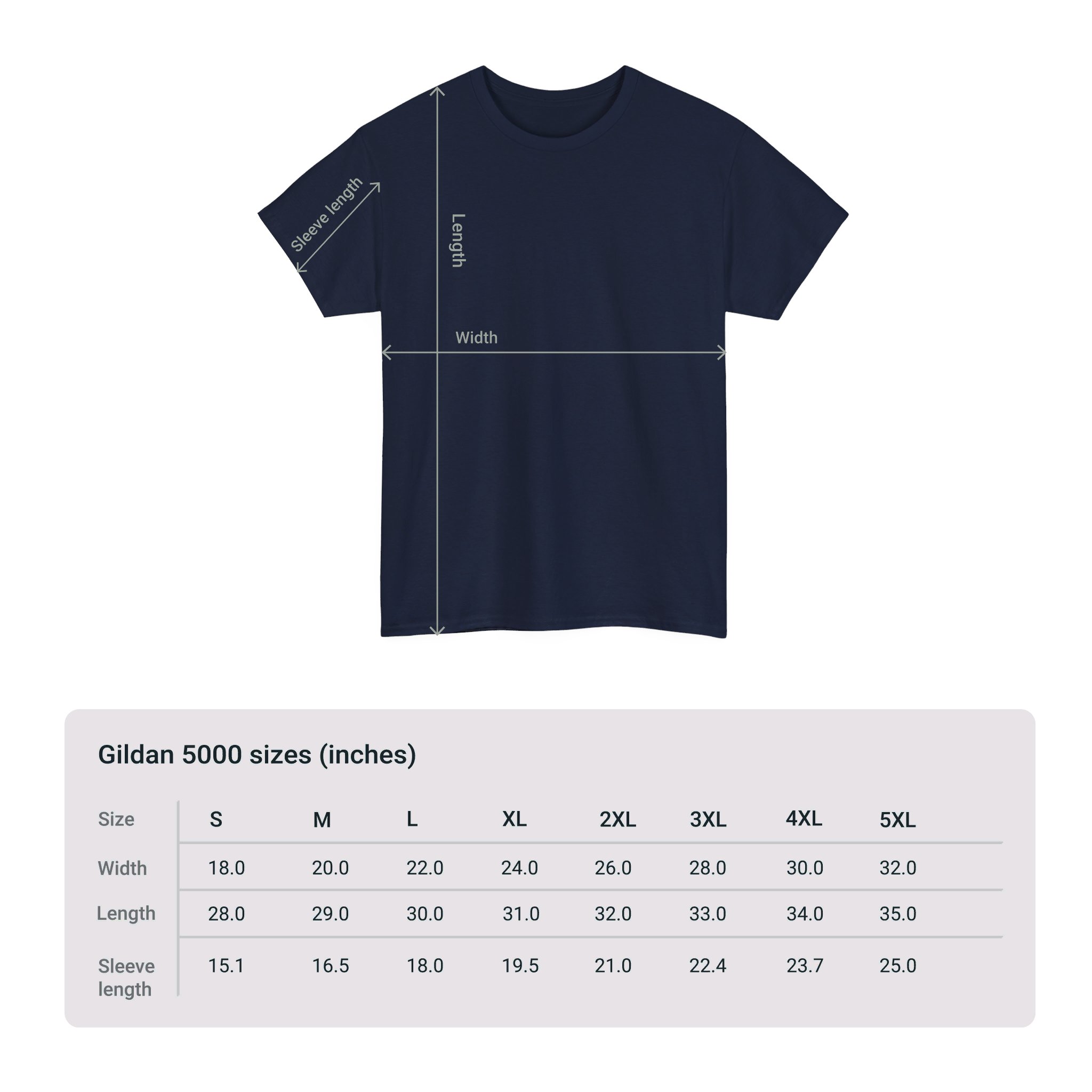 Unisex Heavy Cotton Tee Navy - Image 27